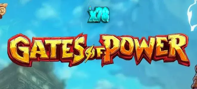 Tampilan visual slot Gates of Power dengan nuansa mitologi Yunani yang megah